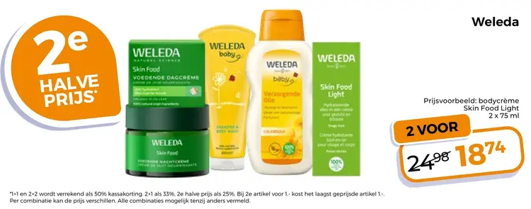 Aanbieding: Weleda verzorgingsproducten