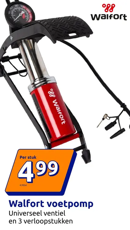 Promotie: Walfort voetpomp
