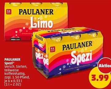 Aanbieding: PAULANER Spezi