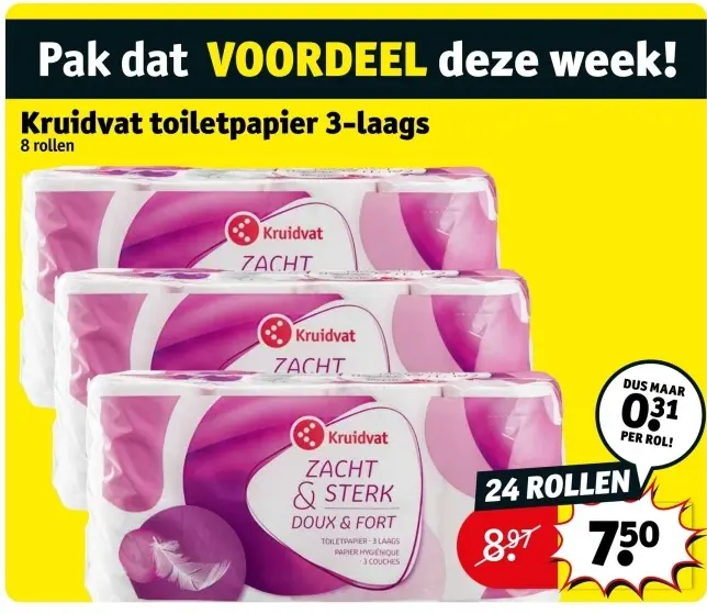 Aanbieding: toiletpapier