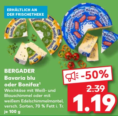 Aanbieding: BERGADER Bavaria blu oder Bonifaz¹