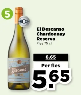 Aanbieding: El Descanso Chardonnay Reserva