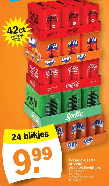 Promotie: Coca-Cola, Fanta of Sprite