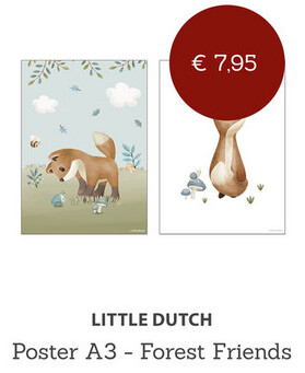 Aanbieding: Little Dutch Poster A3