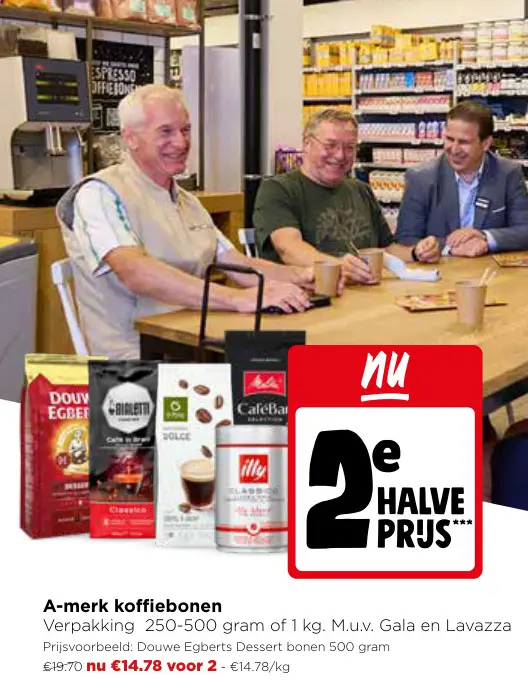Promotie: A-merk koffiebonen