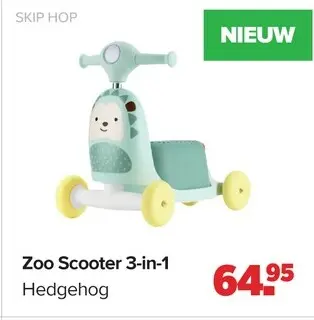Promotie: Zoo Scooter 3-in-1