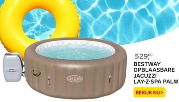 Aanbieding: BESTWAY OPBLAASBARE JACUZZI LAY-Z-SPA PALM