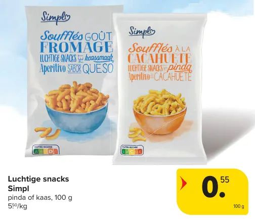 Promotie: Luchtige snacks