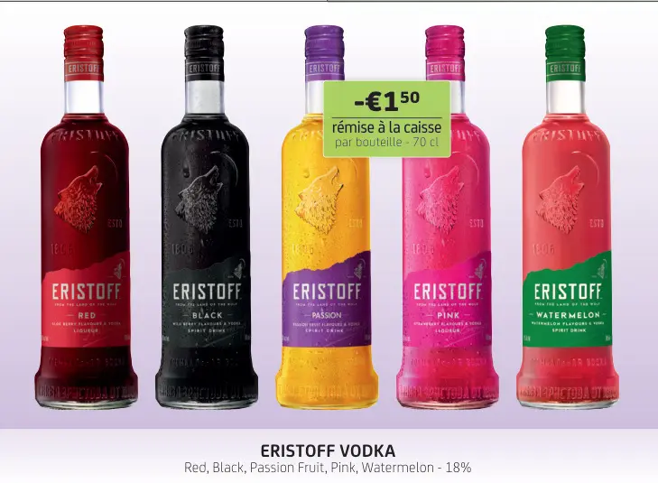 Offre: Eristoff vodka