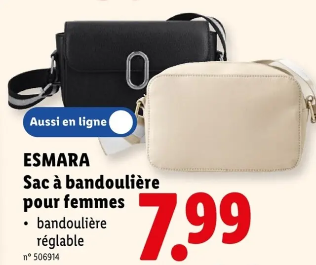 Offre: Sac à bandoulière pour femmes