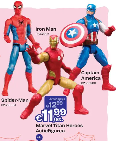 Aanbieding: Marvel Titan Heroes Actiefiguren