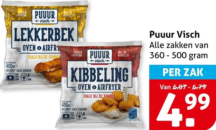 Aanbieding: Puuur Visch Zakken