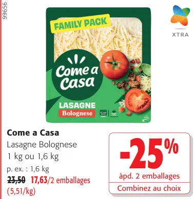 Offre: Lasagne Bolognese