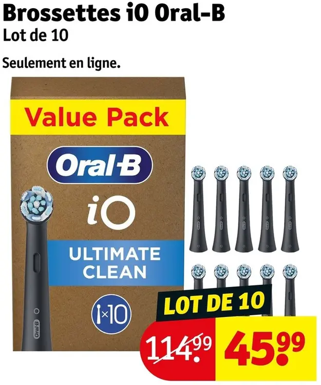 Offre: Brossettes iO