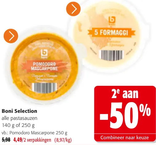 Promotie: Pastasauzen