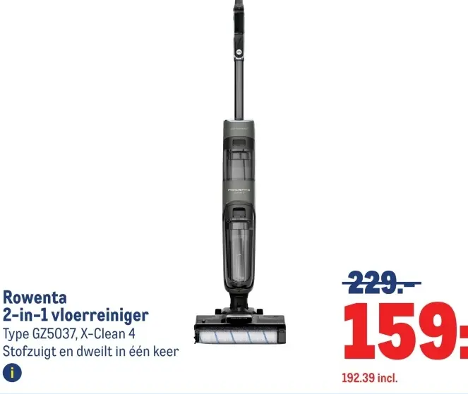 Aanbieding: 2-in-1 vloerreiniger