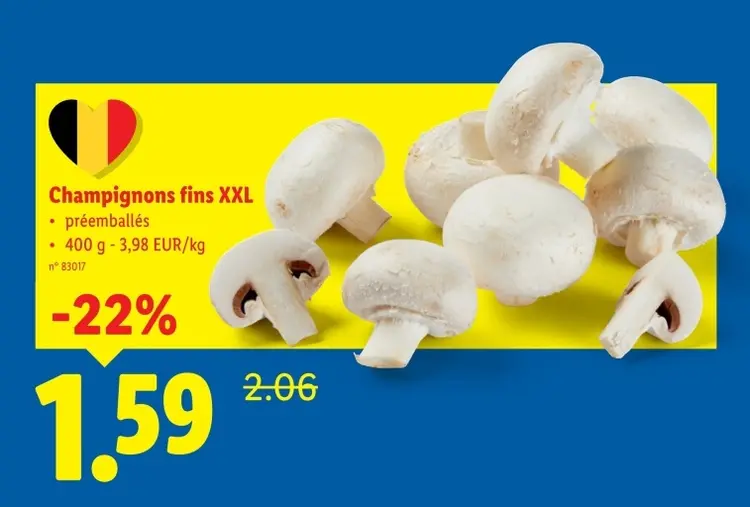 Offre: Champignons fins XXL
