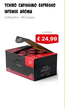 Aanbieding: Tchibo Cafissimo espresso intense aroma