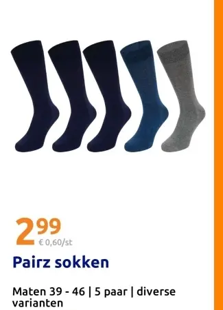 Aanbieding: Pairz sokken
