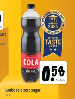 Promotie: Cola Zero Sugar