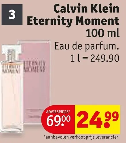 Promotie: Eternity Moment Eau de parfum