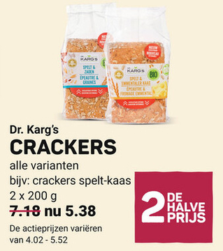 Aanbieding: Dr. Karg's CRACKERS