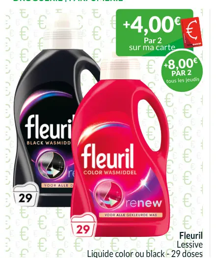 Offre: Lessive Liquide color ou black