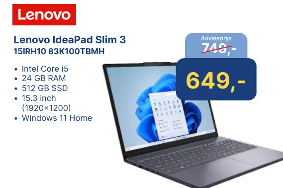 Aanbieding: Lenovo IdeaPad Slim 3