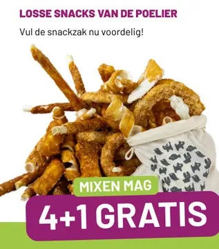 Aanbieding: Losse snacks van de poelier