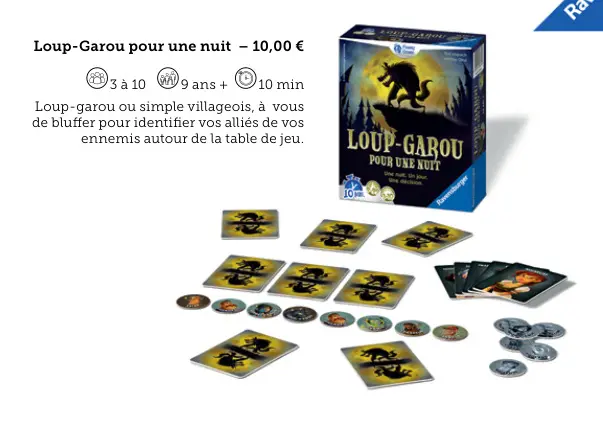 Offre: Loup-Garou pour une nuit