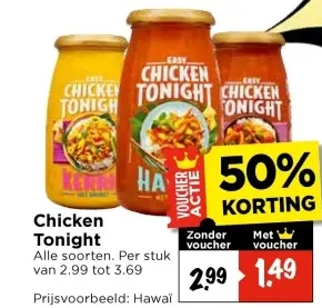 Aanbieding: Chicken Tonight