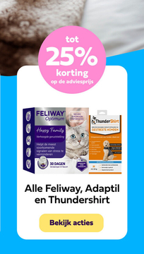 Aanbieding: Alle Feliway, Adaptil en Thundershirt