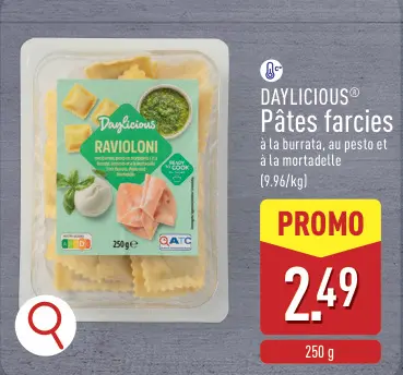 Offre: Pâtes farcies