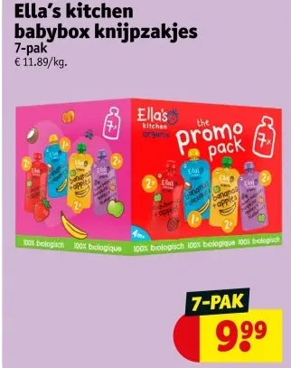 Aanbieding: babybox knijpzakjes