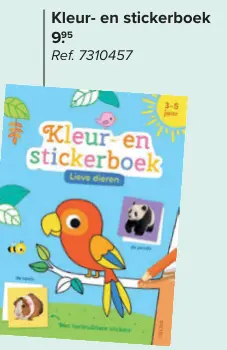 Promotie: Kleur- en stickerboek