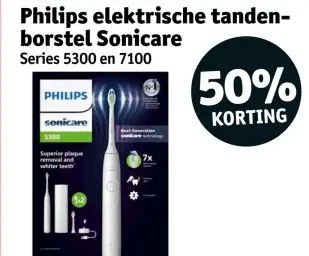 Promotie: Elektrische tandenborstel Sonicare