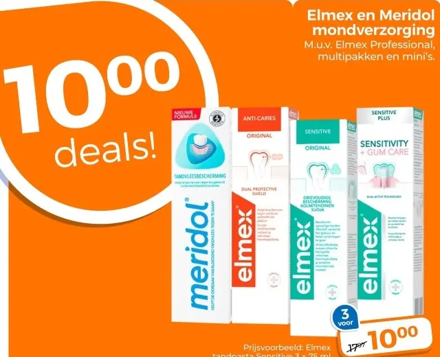 Aanbieding: Elmex en Meridol mondverzorging