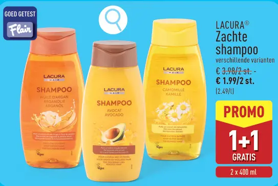 Promotie: Zachte shampoo