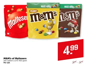 Aanbieding: M&M's of Maltesers