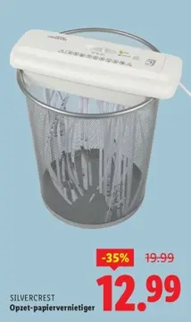 Aanbieding: Opzet-papiervernietiger