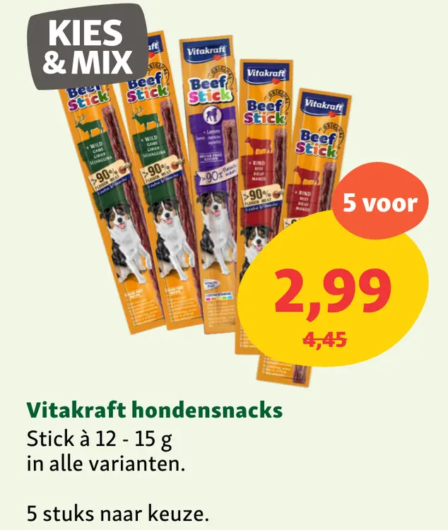 Aanbieding: hondensnacks