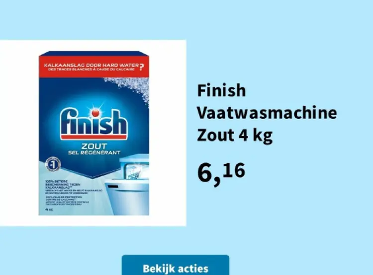 Promotie: Finish Vaatwasmachine Zout