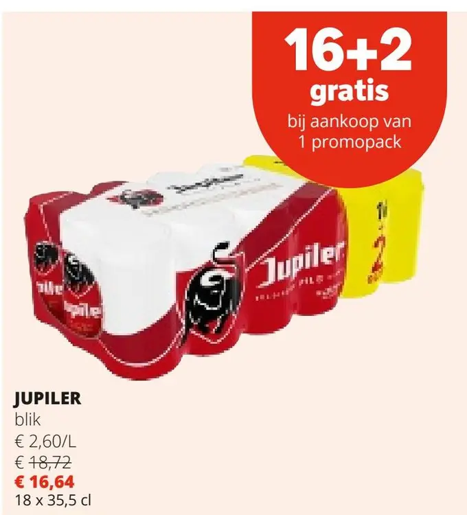 Aanbieding: JUPILER blik
