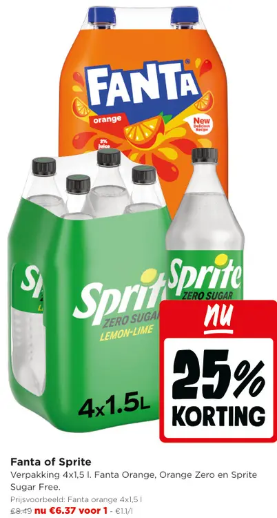 Promotie: Fanta of Sprite
