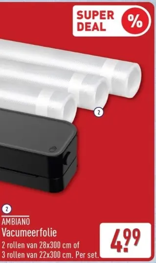 Aanbieding: Vacumeerfolie