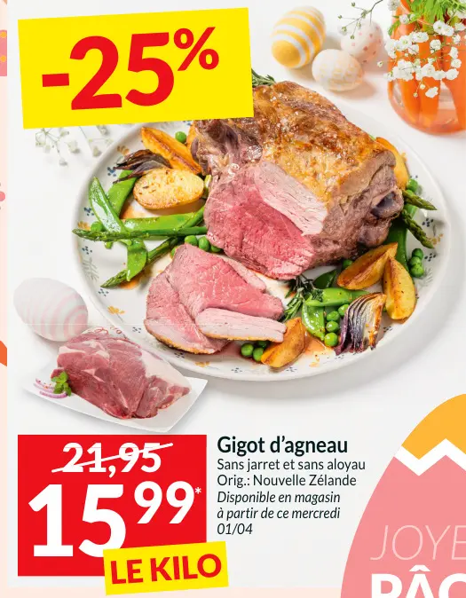 Offre: Gigot d'agneau