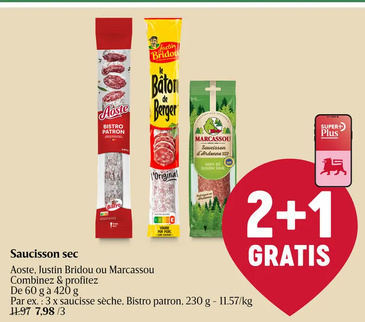 Offre: Saucisson sec