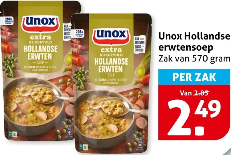 Aanbieding: Hollandse erwtensoep