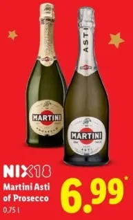 Aanbieding: Martini Asti of Prosecco