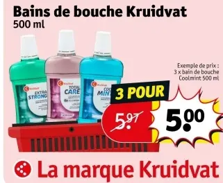 Offre: Bains de bouche